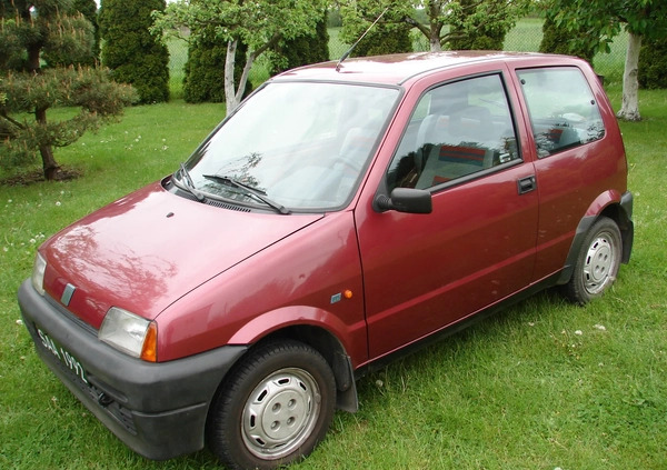 Fiat Cinquecento cena 9500 przebieg: 88000, rok produkcji 1992 z Poddębice małe 106